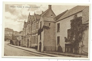 Cornwall - Liskeard, Stuart House & Bibliothek Postkarte - Bild 1 von 2
