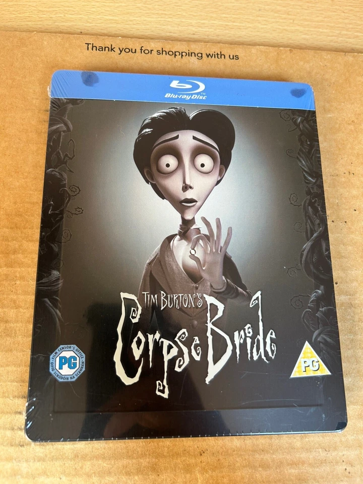 TIM BURTON'S CORPSE BRIDE - Rare UK Reg Free BLU-RAY STEELBOOK NEW & SEALED - Image 1 of 4