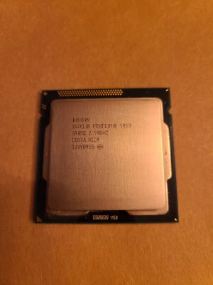 Intel Pentium G850 Dual-Core SR05Q 2.9GHz 512KB 3MB Cache Socket 1155 Processor - Image 1 of 4
