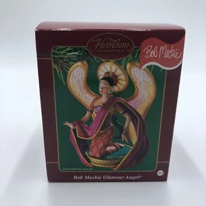 Bob Mackie Glamourengel 2003 Weihnachtsschmuck Carlton Karten Erbstück - Bild 1 von 10