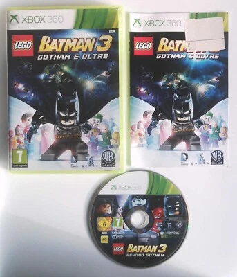 XBOX 360 : LEGO BATMAN 3 : GOTHAM E OLTRE - Completo, ITALIANO ! CONSEGNA 24/48H - Immagine 1 di 2