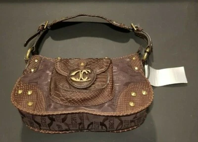 BOLSA DE MÃO ROBERTO CAVALLI - VINTAGE - NOVA - Imagem 1 de 4