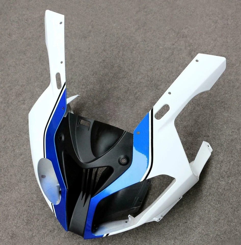 Carenado de cabeza delantera capucha nariz apto para BMW S1000RR S1000 RR 2009-2014 azul blanco B Foto 1 de 1