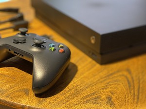 Microsoft Xbox One X 1TB Home Console with Controller - Black