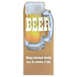 Lustige GEBURTSTAGSKARTE FÜR PAPA, Bier Vaterschaft erträglich von American Greetings +✉ - Bild 1 von 5