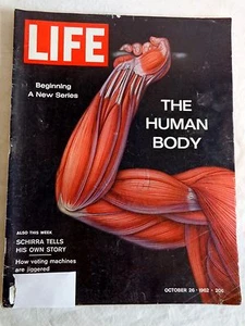 Life Magazine October 26 1962 Human Body Great Ads and Articles See Photos - Picture 1 of 10