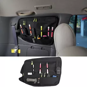 Bolsa de almacenamiento de ventana lateral izquierda maletero negro para Toyota Land Cruiser Prado 2003-2009 - Imagen 1 de 10