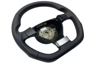 Tuning Lenkrad Leder Lederlenkrad Vw GOLF 5 1K , Golf PLUS 5M Daumen ABGEFLACHT - Bild 1 von 12