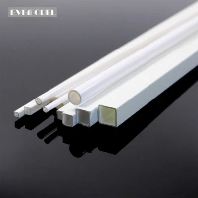 48pcs Styrene ABS Round and Square Rod Pipes Architectual Accessories ABS00 - Image 1 of 4
