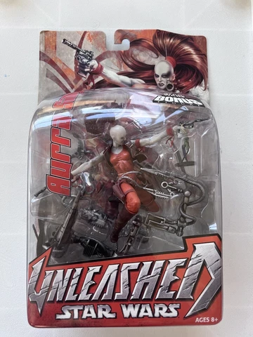 AURRA SING Star Wars Unleashed 2004 Hasbro Action Figure Sealed NIP Cover