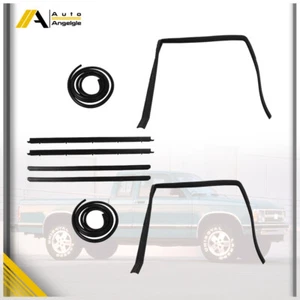 Weatherstrip Seal Kit Set Door Fit For 1983-1994 Chevrolet Blazer Rubber Black - Picture 1 of 24
