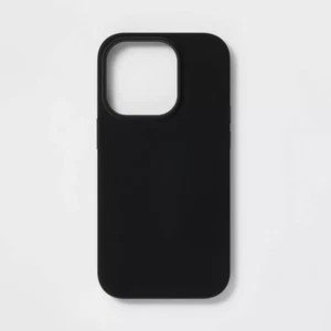 Funda magnética heyday™ para Apple iPhone 14 Pro - silicona negra - Imagen 1 de 5