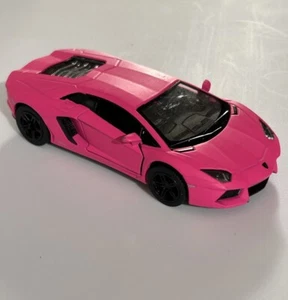 Matt Hot Pink Lamborghini Aventador LP700-4 Diecast Modell Spielzeugauto Maßstab 1:38 - Bild 1 von 5