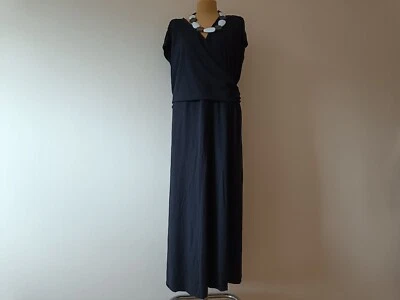 Lands' End, Maxi Kleid 56/58, Sommerkleid,Ärmelloskleid,Freizeit,Party,Schwarz - Bild 1 von 4