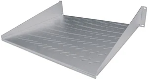 Intellinet 19 Inch Cantilever Shelf, 2U, 2-Point Front Mount, 250 mm Depth, Grey - Photo 1/4