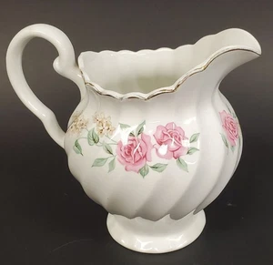 Vintage England Johnson Bros Snowhite Regency Porcelain Creamer - Picture 1 of 7