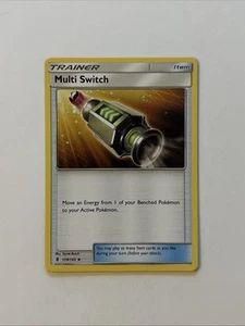 Multi Switch 129/145 SM Guardians Rising Pokemon NM Sun & Moon - Picture 1 of 2