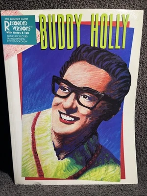 Hal Leonard Buddy Holly Guitar Tab Songbook with Notes and Tablature (1989) - Image 1 of 4