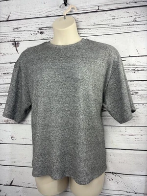 F&F Women's Short Sleeve  Grey  Jumper UK Large  Ladies Preowned - Image 1 of 4