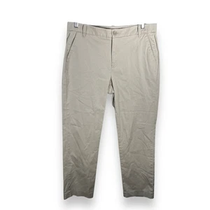 Pantalones al Tobillo Vince Algodón Tostado Caqui Pierna Recta Talla 12 Nuevos con Etiquetas - Imagen 1 de 11