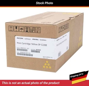 407643 Ricoh Aficio SP C220S Toner Cartridge Yellow - Afbeelding 1 van 4