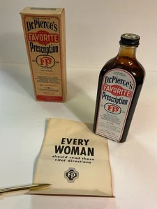 Vintage „Dr. PIERCE’S Favorite Prescription For Women”, voll, ungeöffnet, verpackt. - Bild 1 von 11