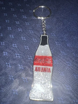 Брелок открывалка для бутылок Coca Cola Atlanta блестящий рекламный логотип газировка кольцо для ключей - Изображение 1 из 4
