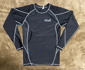 HAWK MMA Youth Black and White Longsleeve Shirt Size L  - Picture 1 of 4