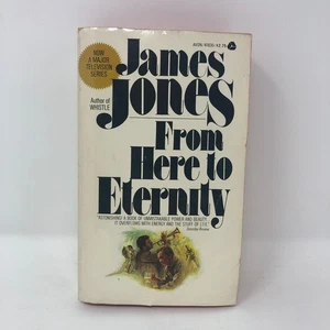 From Here To Eternity James Jones Avon 1975 First Edition 4th Print BOTM - Foto 1 di 8