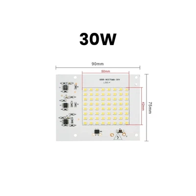 Piastra LED COB 30W 220V Bianco Freddo | Ricambio Faro LED - Immagine 1 di 4