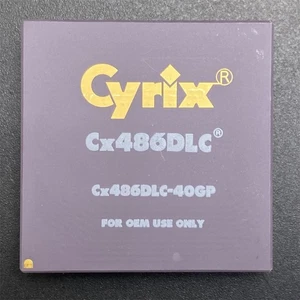 Cyrix Cx486DLC-40GP CPU 40MHz 5V PGA132 386 Processor 32bit 80386 Microprocessor - Picture 1 of 3