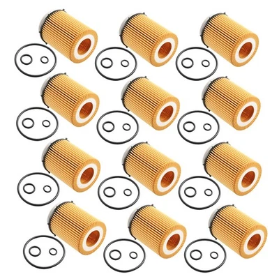 Set of 12 Oil Filter Kit for Mercedes-Benz GLC300 GLC300e GLC350e GLE350 2.0L - Изображение 1 из 4