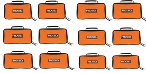Twelve Ridgid Tool Bag (11x7x3) Heavy Duty Padded Canvas Zipper Topped Bags - Picture 1 of 4