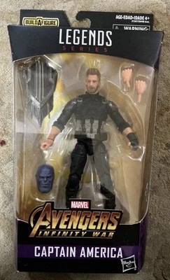 Marvel Legends Avengers Infinity War Capitán América (BAF Thanos) ¡En paquete! Foto 1 de 3