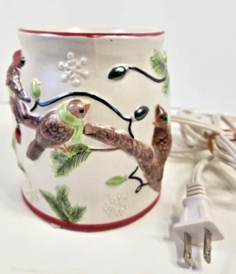 YANKEE CANDLE HOLIDAY BIRDS TARTA CERA DERRETIR CALENTADOR BASE ELÉCTRICO Foto 1 de 4