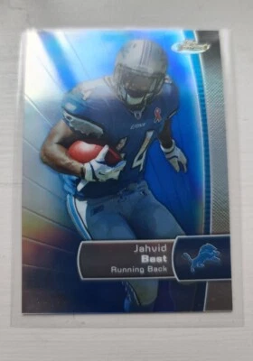 2012 Topps Finest JAHVID BEST /99 Blue Refractor Detroit Lions card #7 - Image 1 of 4