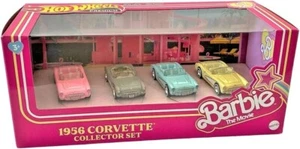Hot Wheels Collectors BARBIE THE MOVIE CORVETTE 4-Pack In Hand NEW IN BOX - Picture 1 of 7