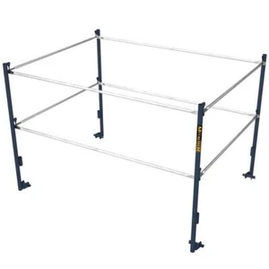 MetalTech Galvanized Steel Guard Rail System 84" for Scaffolding Safety Platform - Picture 1 of 2
