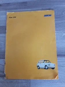 FIAT 126 large format brochure - Pub. 3617 - 1973 Including Price List - Picture 1 of 9