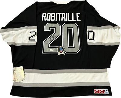 LUC ROBITAILLE SIGNED LOS ANGELES KINGS CCM JERSEY BECKETT BAS COA BP70107 - Image 1 of 4