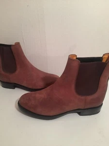 Malboro Classics Chelsea Boots Brown Leather Handmade In Mexico Size 8 - Picture 1 of 9