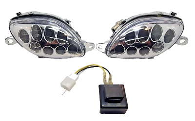 99-07 SUZUKI HAYABUSA GSXR1300 LED Señal de giro frontal transparente derecha e izquierda NUEVO Foto 1 de 3