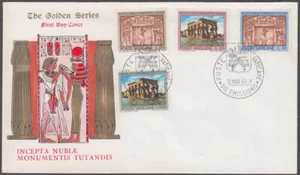 VATICANO Sc #379-82.0 FDC CAMPAÑA MUNDIAL UNESCO para salvar monumentos históricos nubios - Imagen 1 de 1