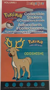 2000 American Greetings Pokémon Nintendo Stickers 4-Pack Volume I Game Freak - Picture 1 of 5