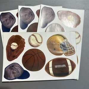 Wall-Art Self Adhesive Decals Sports Fan Washable Fade Resistant Lot of 4 - Picture 1 of 4