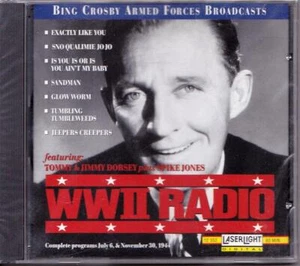 Bing Crosby Sealed CD Armed Forces Broadcasts - July 6 & Nov. 30, 1944 - Foto 1 di 2