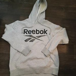 Herren Kapuzenpullover der Marke Reebok, Gr. M, grau, Kordelzüge - Bild 1 von 5