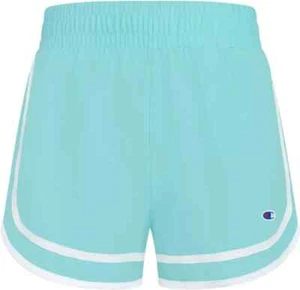 Champion Girls' Large Solid Woven Shorts - Sizzling Mint Green - Picture 1 of 1