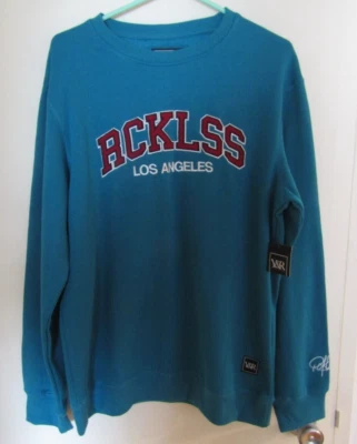 Young & Restless RCKLSS Reckless Los Angeles SUDADERA AZUL S/P Foto 1 de 4