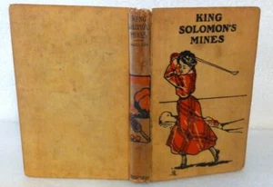 H. Rider Haggard: King Solomon's Mines  early scarce Donohue reprint - tan/red - Picture 1 of 5